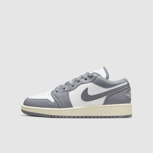 Nike Air Jordan 1 Low GS Stealth Vintage White Grey